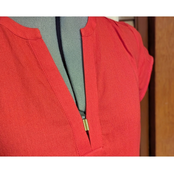 Red work blouse - Picture 2 of 3